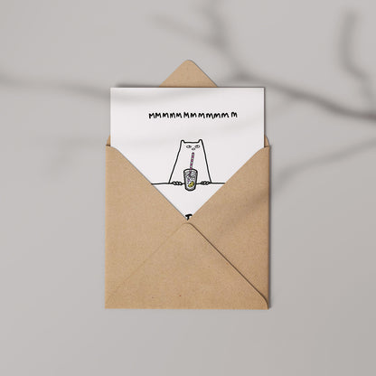 MMM Gin, Barnstable and Friends Greetings card 14x14cm