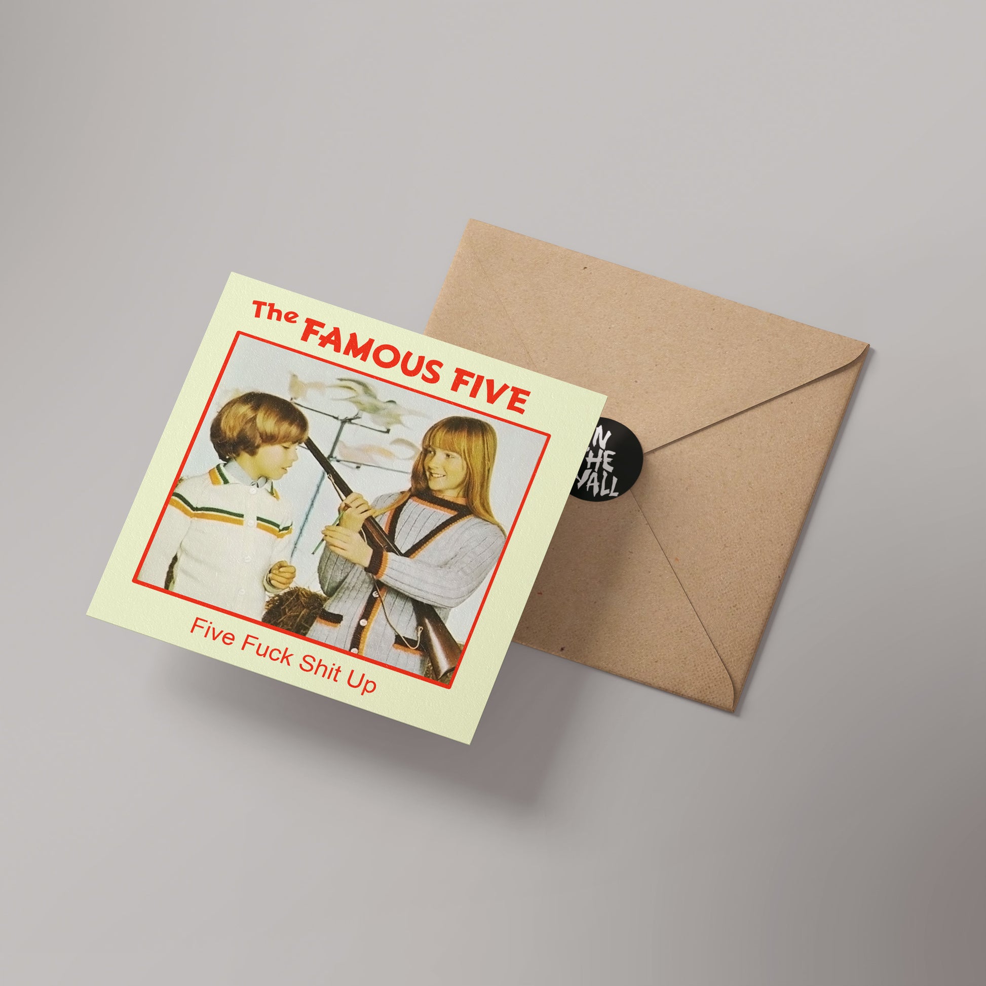 Famous Five Greetings Card 14x14cm