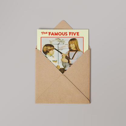 Famous Five Greetings Card 14x14cm