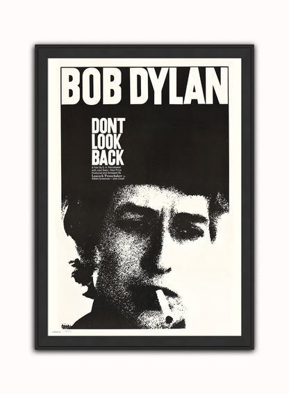 Bob Dylan Don't look Back Poster Art Print Vintage Poster Wall Art Print 50x70cm Black Frame