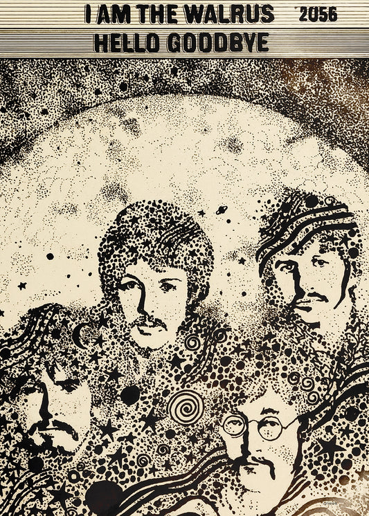 The Beatles "I am the Walrus" Advertisement 1967 Poster 50x70cm Art Print