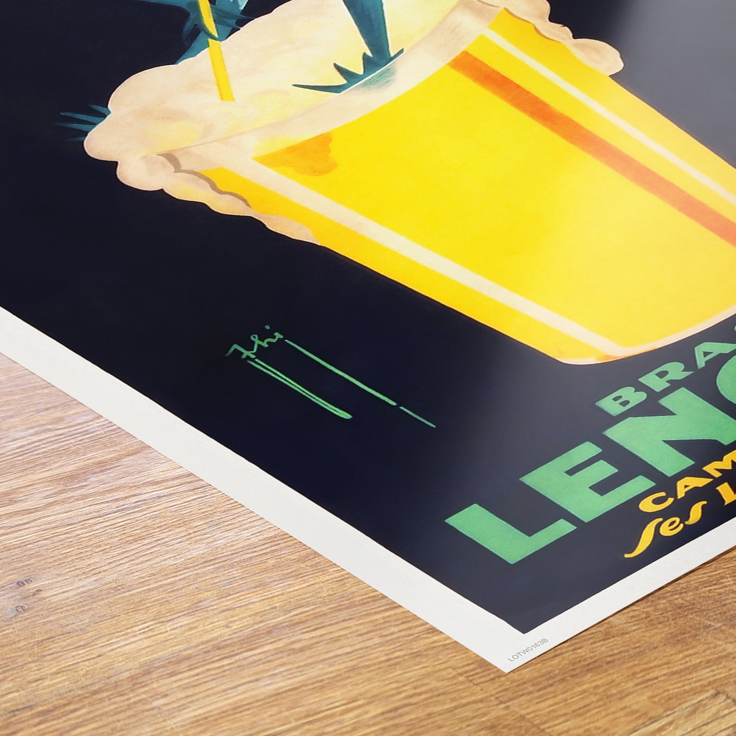 Brasserie Lengrand,Vintage Poster by Nover G. Piana Print – Nover G. Piana Vintage Poster Wall Art 50x70cm