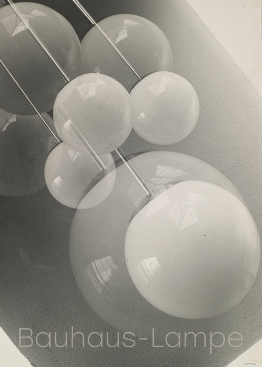 Bauhaus Lampe Poster 50x70cm Art Print