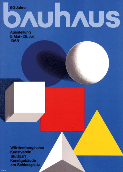 Bauhaus Poster designed by Herbert Bayer Print – Herbert Bayer Bauhaus Wall Art 50x70cm