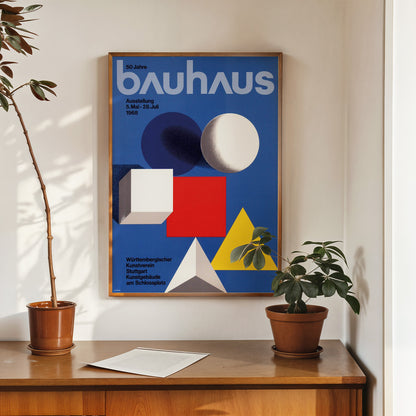 Bauhaus Poster designed by Herbert Bayer Print – Herbert Bayer Bauhaus Wall Art 50x70cm