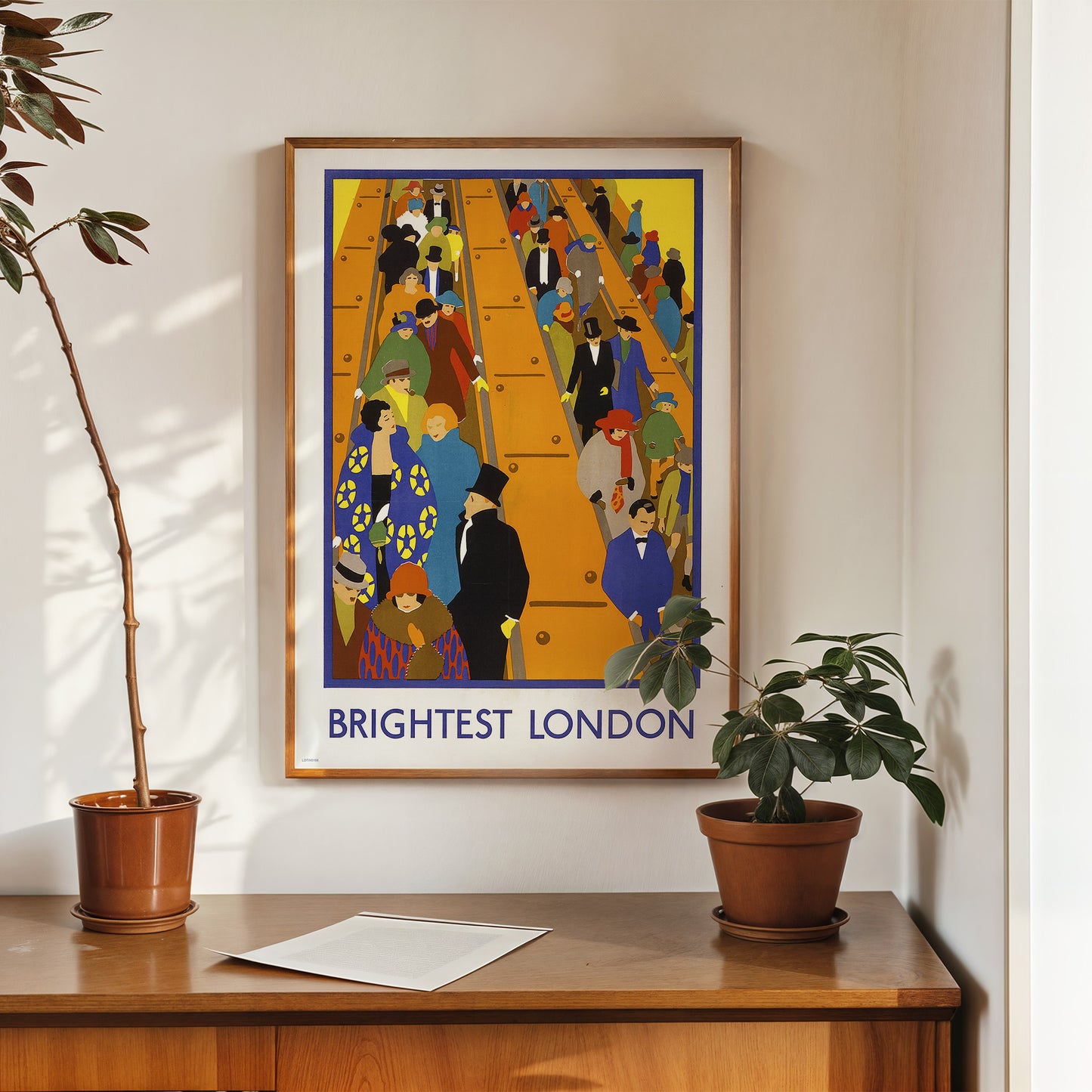 Brightest London Poster Vintage Poster Wall Art Print 50x70cm