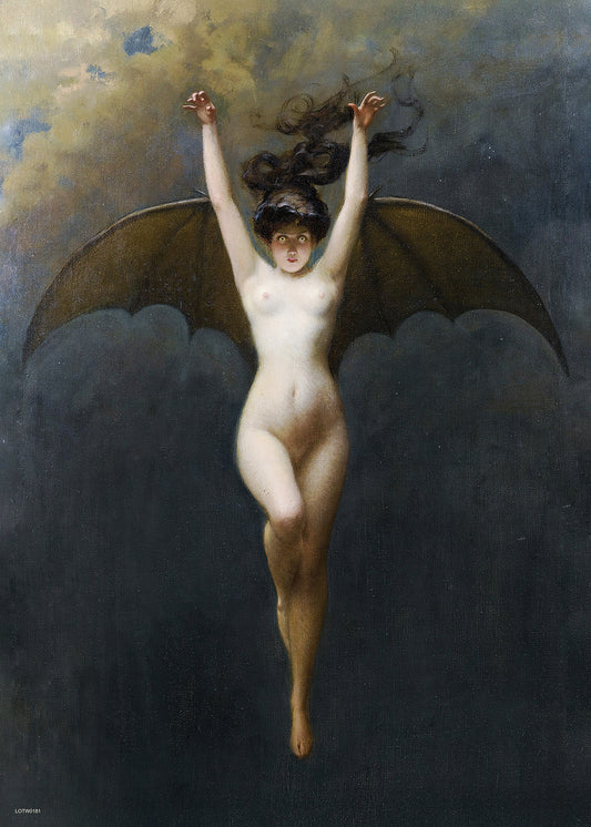 The Bat Woman by Albert Joseph Pénot.  50x70cm Art Print
