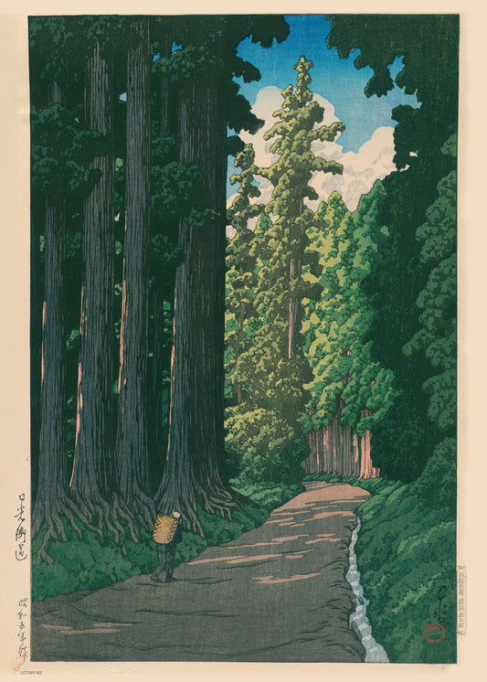 Road to Nikko Japanese Poster by artist Kawase Hasui 50x70cm Art Print