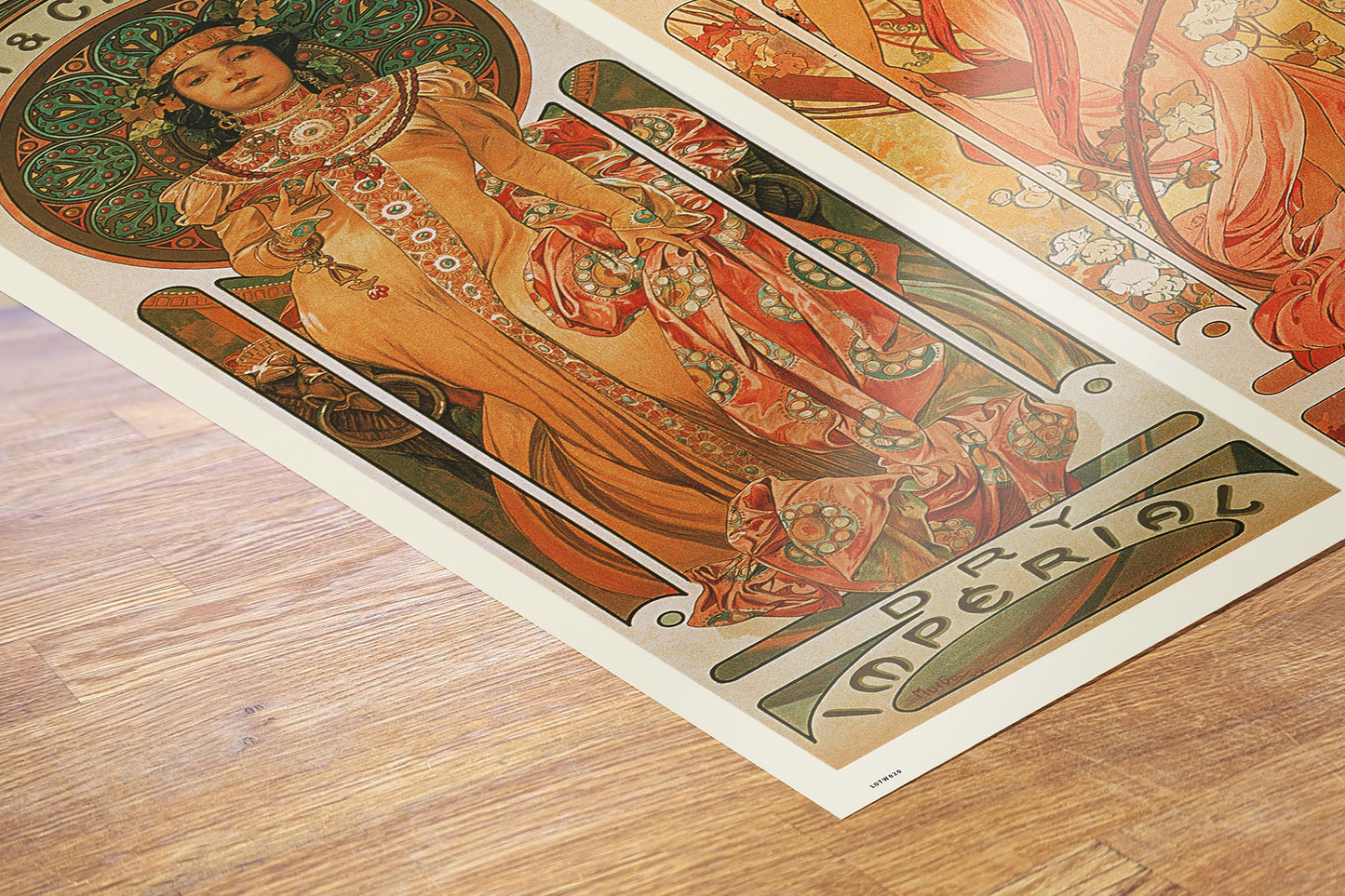 Alphonse Mucha Moet Art nouveau 70x50cm Art Print