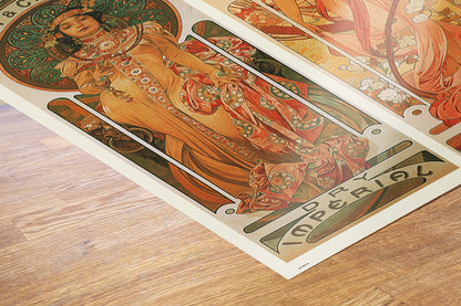 Alphonse Mucha Moet Art nouveau 70x50cm Art Print