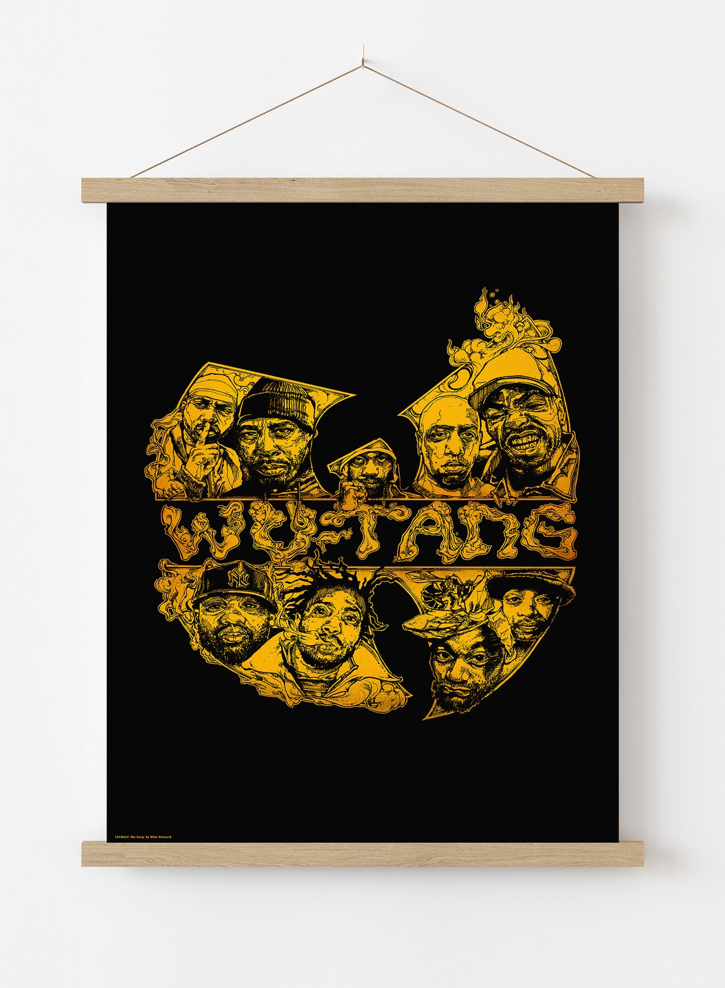 Wu-Tang Clan Vintage Art Wall Art Print 70x50cm Poster Hanger
