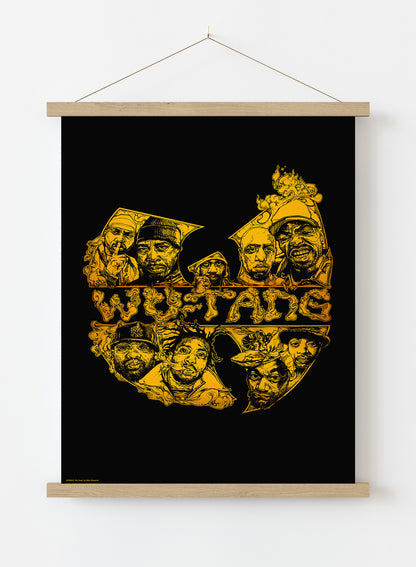 Wu-Tang Clan Vintage Art Wall Art Print 70x50cm Poster Hanger