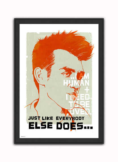 Morrisey Vintage Art Wall Art Print 70x50cm Black Frame