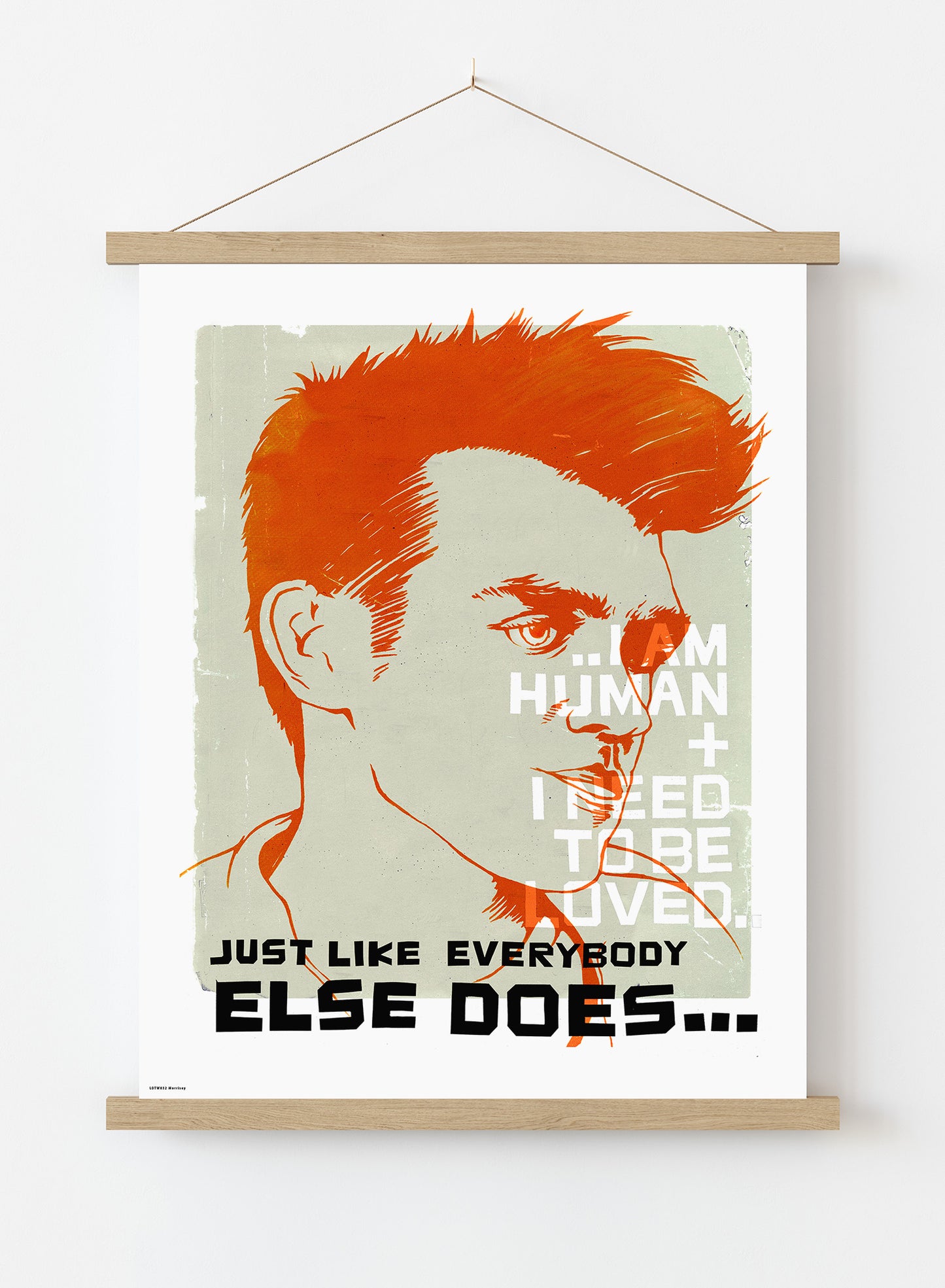 Morrisey Vintage Art Wall Art Print 70x50cm Poster Hanger