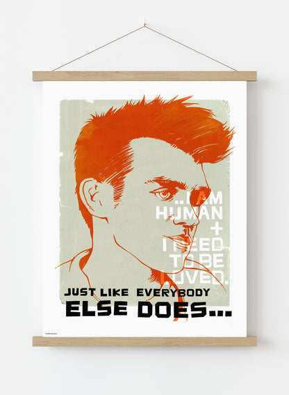 Morrisey Vintage Art Wall Art Print 70x50cm Poster Hanger