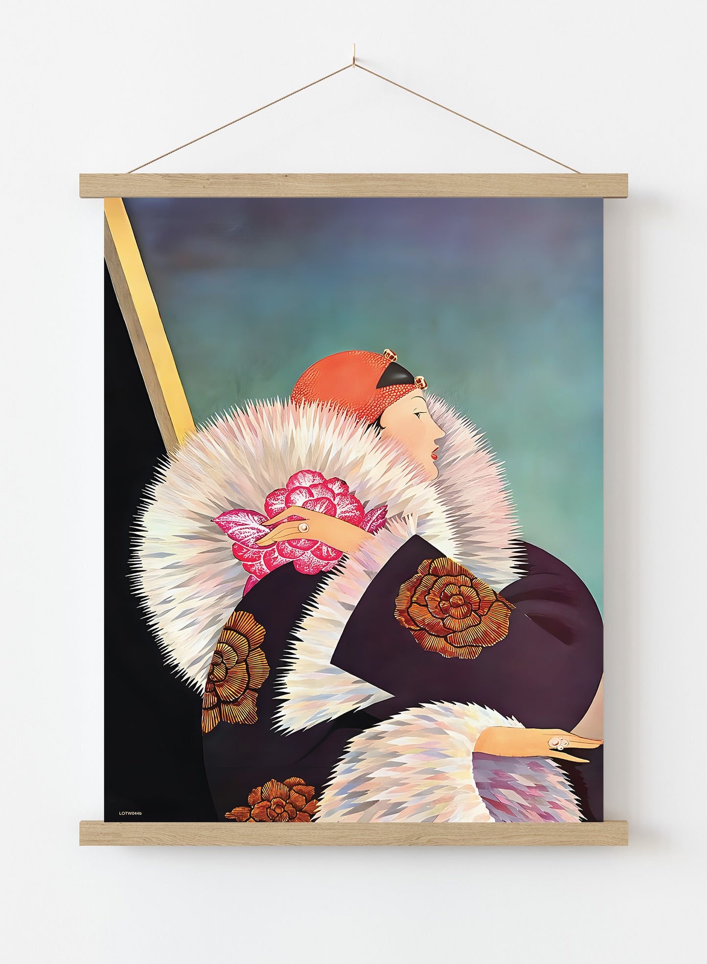 George Wolfe Plank Fashion Art Print featured on Vogue Cover January 1921 Vintage Art Wall Art Print 50x70cm Poster Hanger