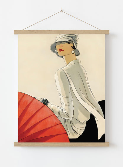 Porter Woodruff Fashion Art Print featured on Vogue January 1928 Vintage Art Wall Art Print Poster Hanger