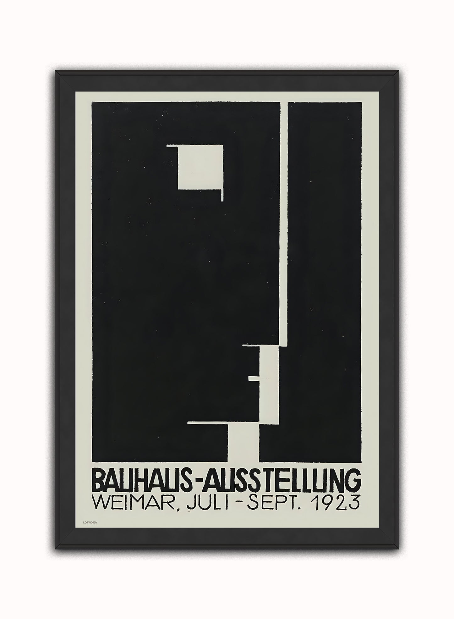 Bauhaus Ausstelling Bauhaus Wall Art Print 50x70cm Black Frame
