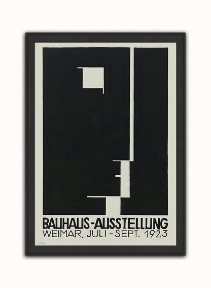 Bauhaus Ausstelling Bauhaus Wall Art Print 50x70cm Black Frame