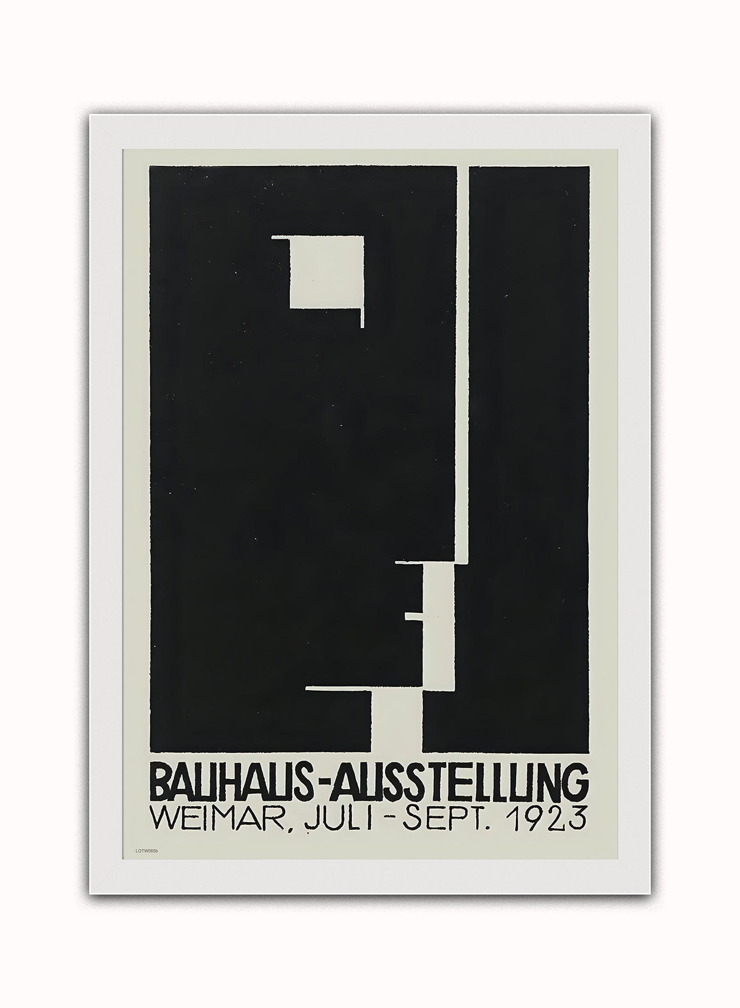Bauhaus Ausstelling Bauhaus Wall Art Print 50x70cm White Frame