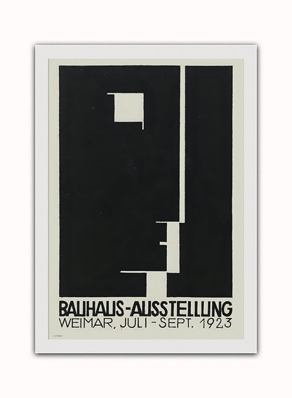 Bauhaus Ausstelling Bauhaus Wall Art Print 50x70cm White Frame