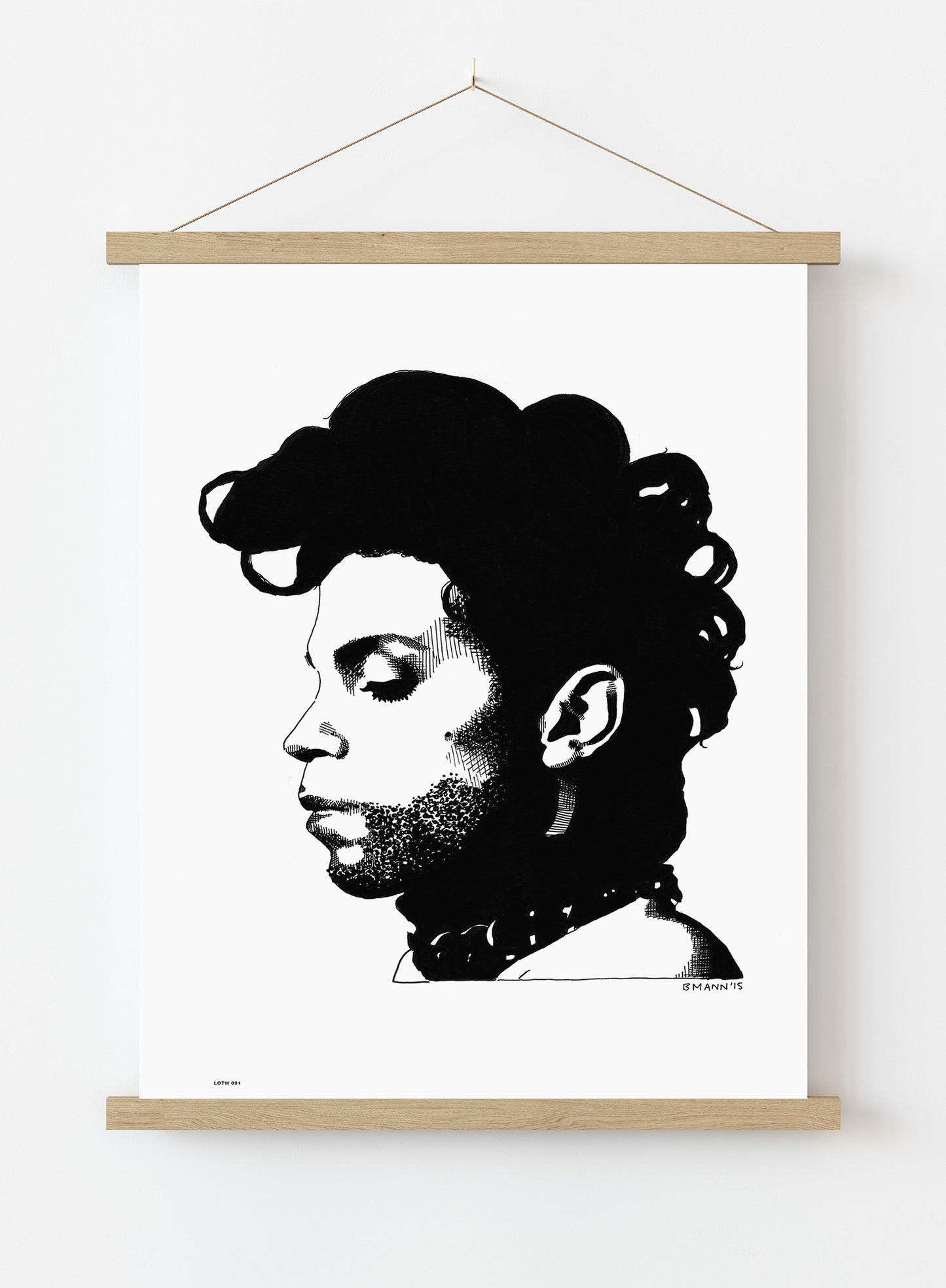 Prince, Music Idol Iconic Popstar Art Print Poster Vintage Poster Wall Art Print 50x70cm Poster Hanger
