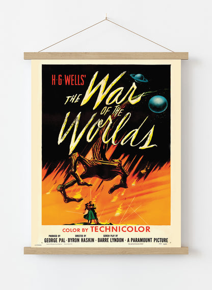 War of the Worlds Poster Vintage Poster Wall Art Print 50x70cm Poster Hanger