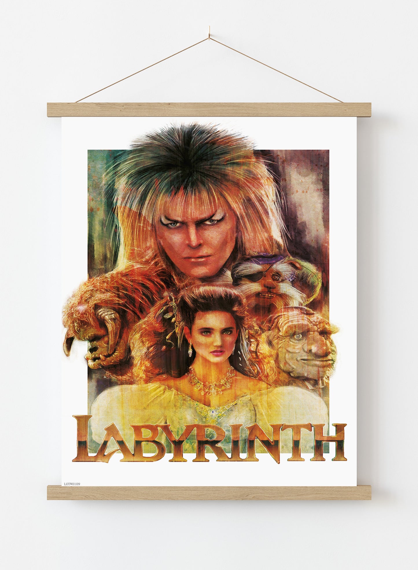Labyrinth Movie Vintage Art Wall Art Print 50x70cm Poster Hanger