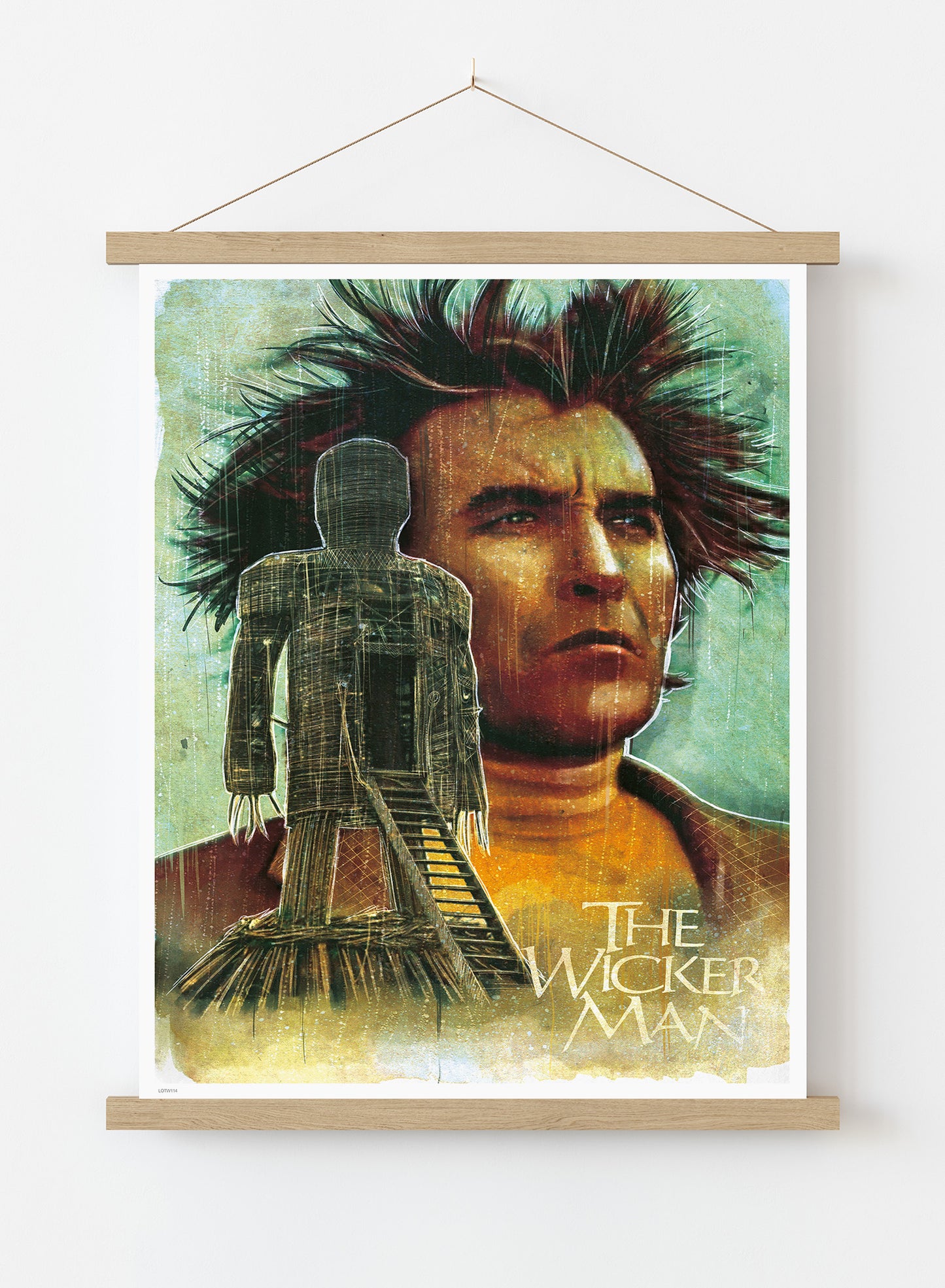 The Wicker Man Movie Vintage Art Wall Art Print 50x70cm Poster Hanger