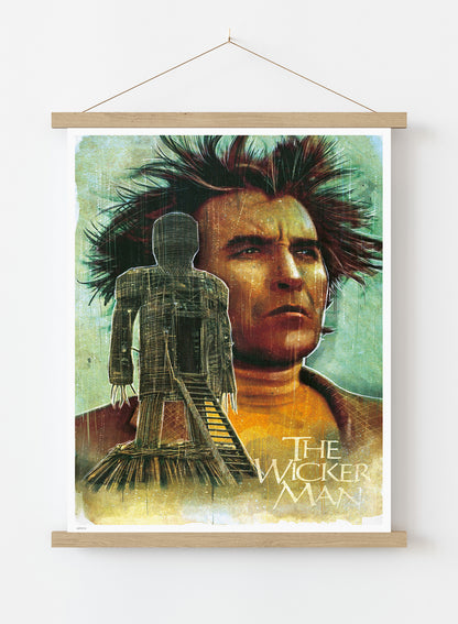The Wicker Man Movie Vintage Art Wall Art Print 50x70cm Poster Hanger