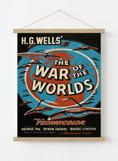 The War of The Worlds Movie Vintage Art Wall Art Print 50x70cm Poster Hanger