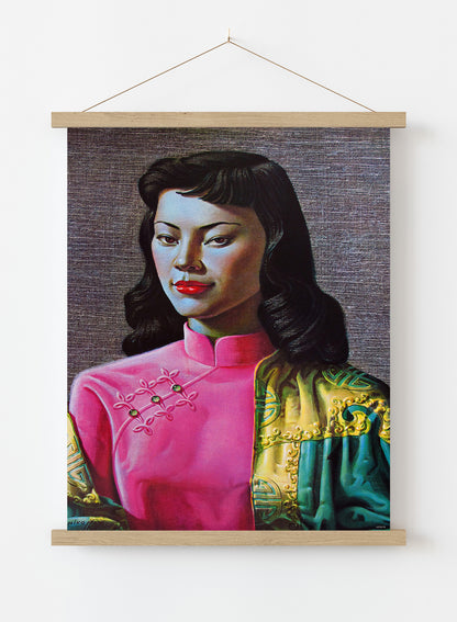 Vladimir Tretchikoff Miss Wong Vintage Art Wall Art Print Poster Hanger