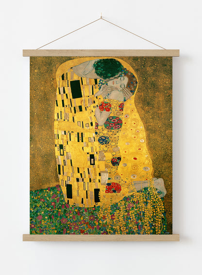 The Kiss Vintage Art Wall Art Print 50x70cm Poster Hanger