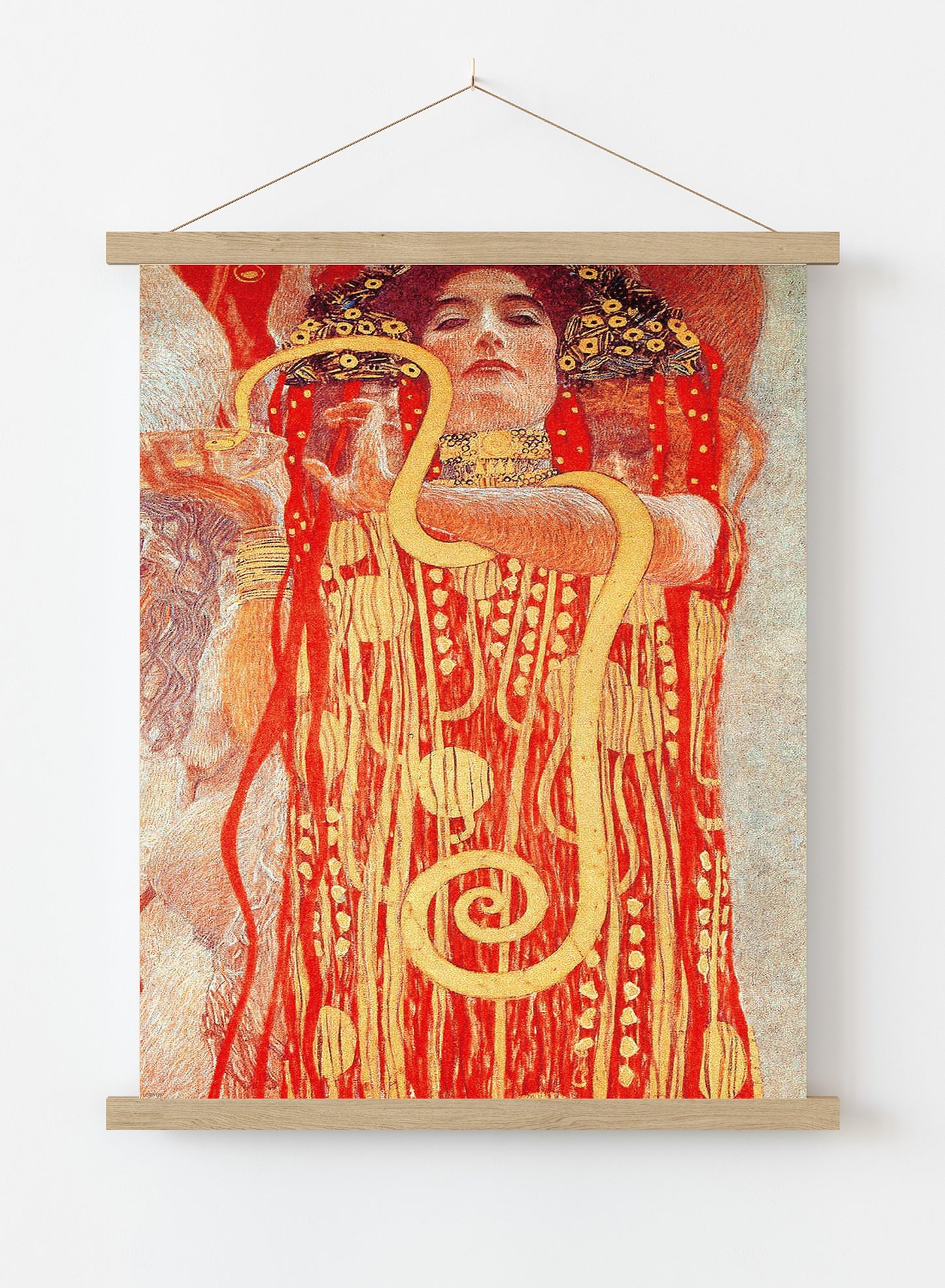 Gustav Klimt Hygieia Vintage Art Wall Art Print 50x70cm Poster Hanger