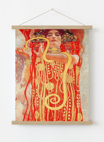 Gustav Klimt Hygieia Vintage Art Wall Art Print 50x70cm Poster Hanger