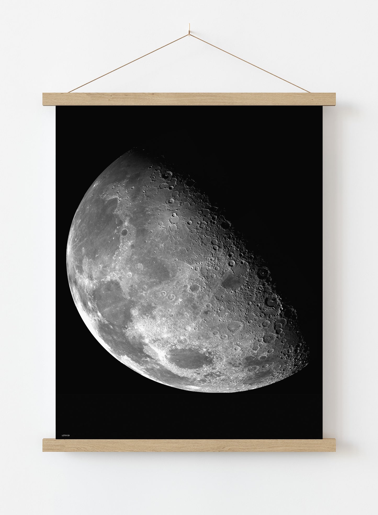 Moon Vintage Art Wall Art Print 50x70cm Poster Hanger