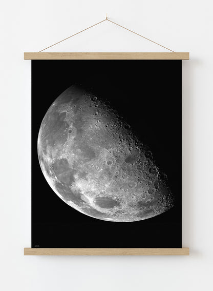 Moon Vintage Art Wall Art Print 50x70cm Poster Hanger