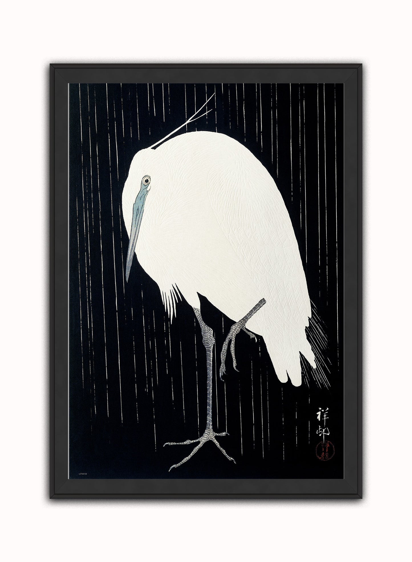 Japanese Art Print Print – Ohara Koson Japanese Wall Art 50x70cm Black Frame