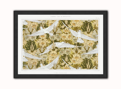 Botanical Print – Maurice Pillard Verneuil Botanical Wall Art 50x70cm Black Frame