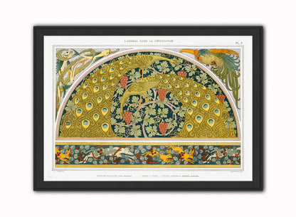 Botanical Print – Maurice Pillard Verneuil Botanical Wall Art 50x70cm Black Frame