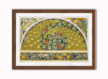 Botanical Print – Maurice Pillard Verneuil Botanical Wall Art 50x70cm Dark Wood Frame