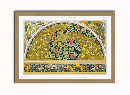 Botanical Print – Maurice Pillard Verneuil Botanical Wall Art 50x70cm Light Wood Frame