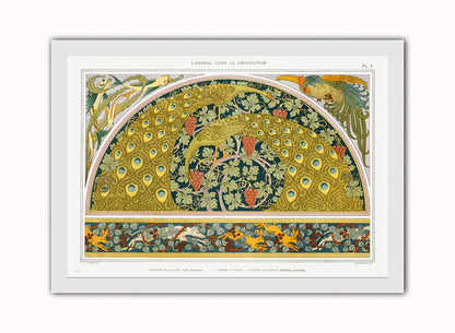 Botanical Print – Maurice Pillard Verneuil Botanical Wall Art 50x70cm White Frame