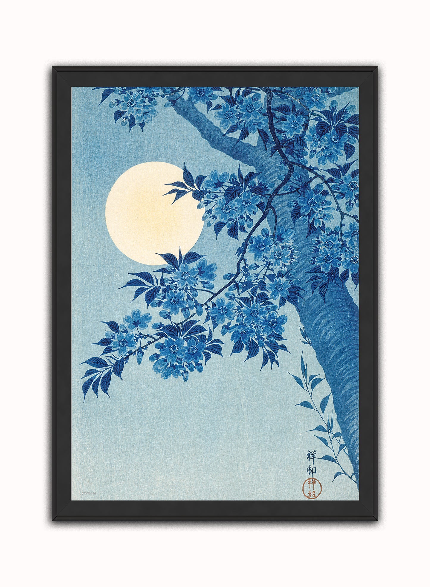 Japanese Art Print Print – Ohara Koson Japanese Wall Art 50x70cm Black Frame