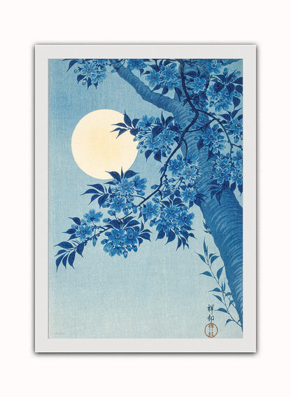 Japanese Art Print Print – Ohara Koson Japanese Wall Art 50x70cm White Frame