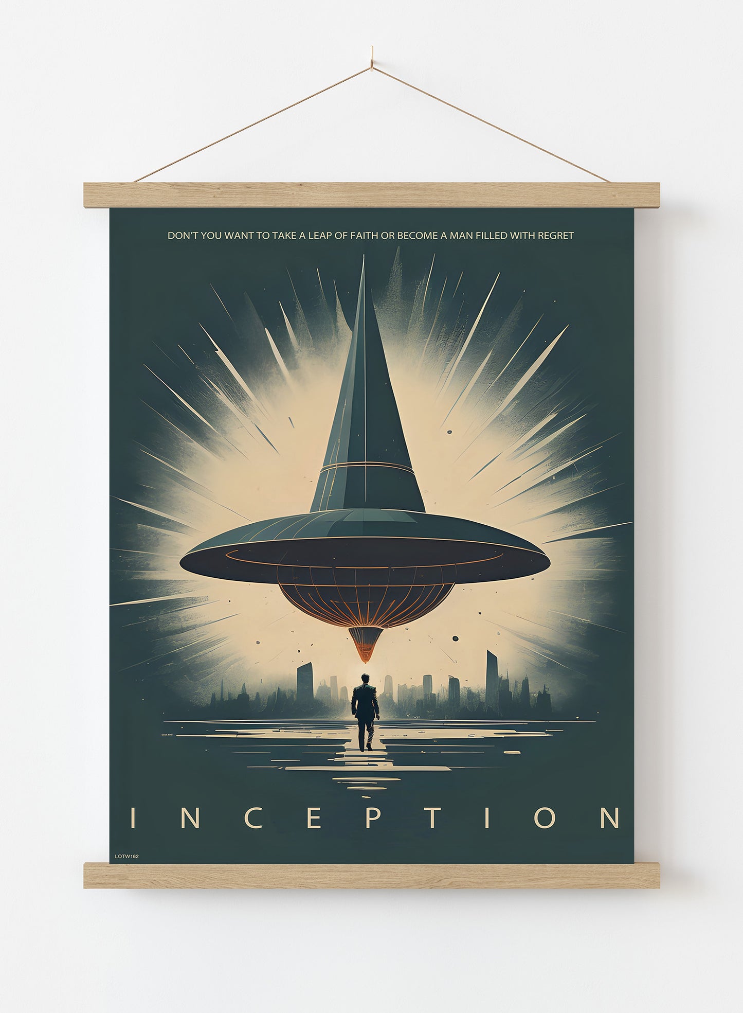 Inception "Totem" inspired Vintage Poster Wall Art Print 50x70cm Poster Hanger