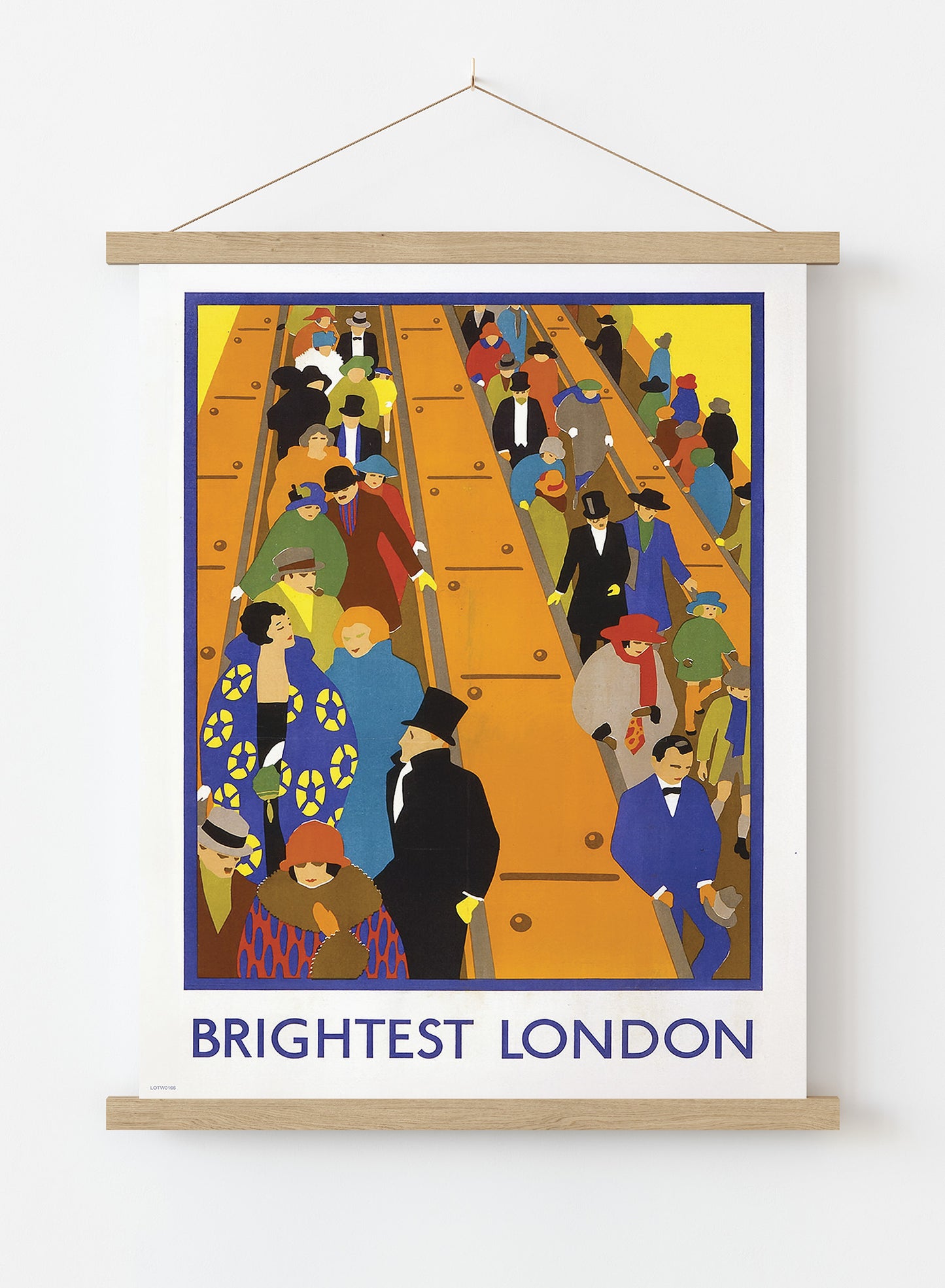 Brightest London Poster Vintage Poster Wall Art Print 50x70cm Poster Hanger