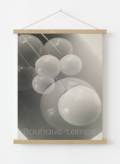Bauhaus Lampe Poster Bauhaus Wall Art Print 50x70cm Poster Hanger