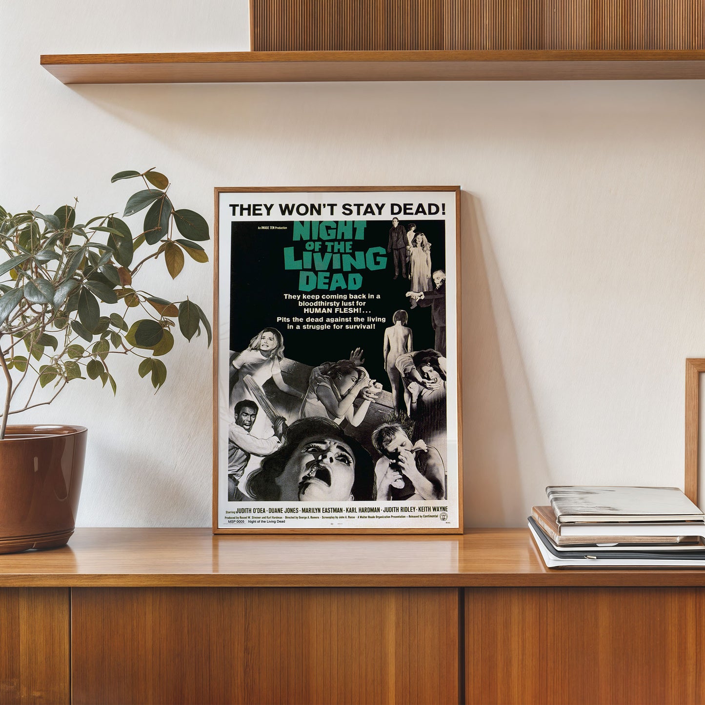 Night of the Living Dead Movie Poster Art Print 40x30cm