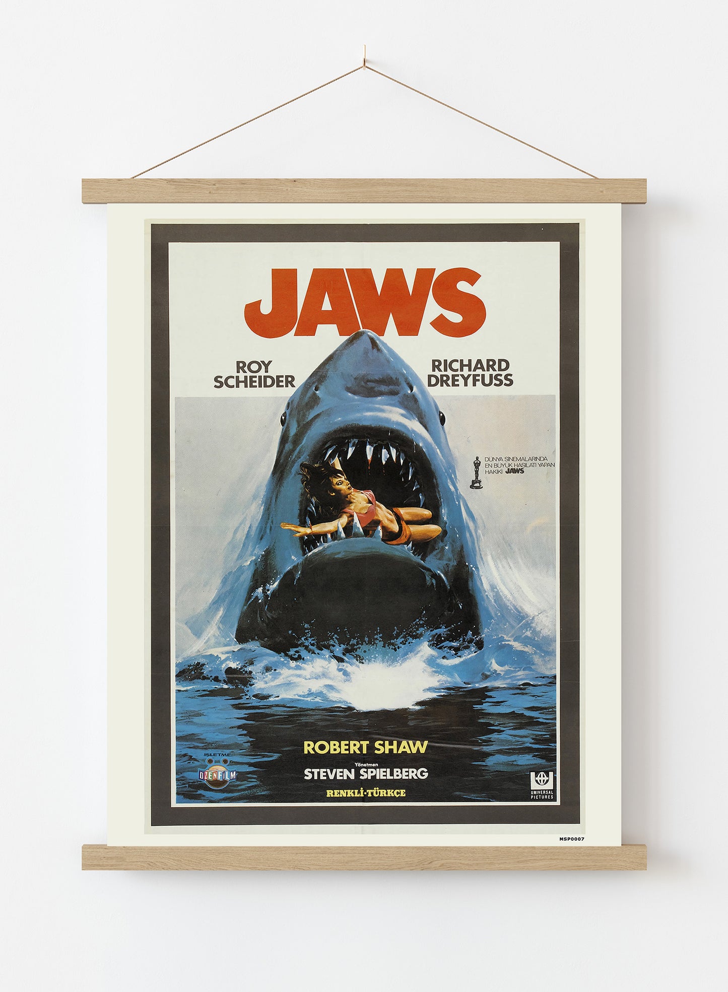 Jaws Poster Poster Art Print Vintage Poster Wall Art Print 30x40cm Hanger
